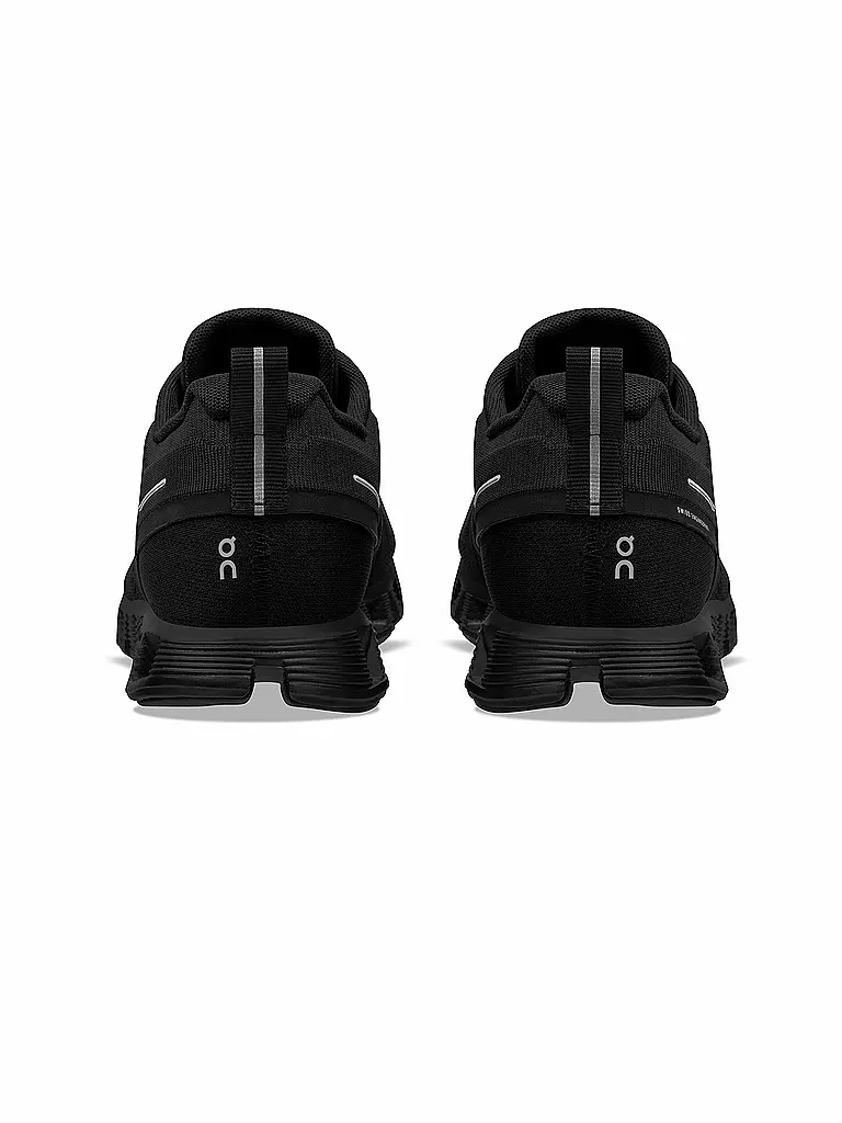 ON | Damen Sneaker Cloud 5 Waterproof ALL BLACK | schwarz
