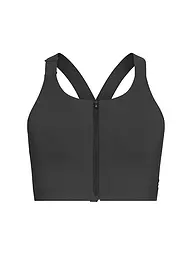 ON | Damen Sport-BH Endruance High Support mit Zip | grau