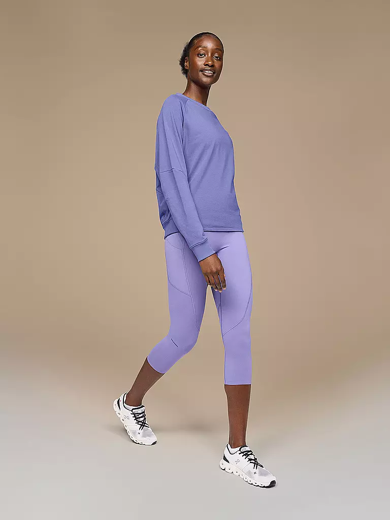 ON | Damen Sweater Movement Crew | lila