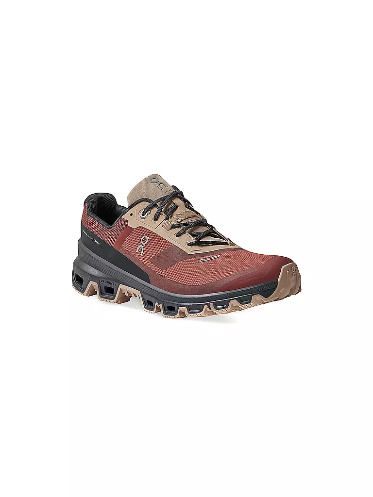 ON | Damen Traillaufschuhe Cloudventure Waterproof RUBY MAGNET | rot