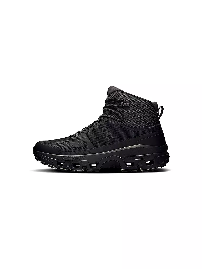 ON | Damen Wanderschuhe Cloudrock Mid WP | schwarz