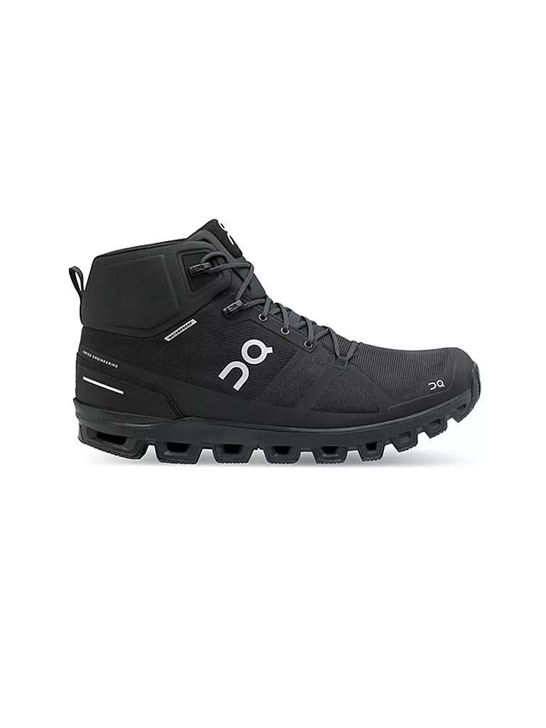 ON | Damen Wanderschuhe Cloudrock Waterproof All Black | schwarz