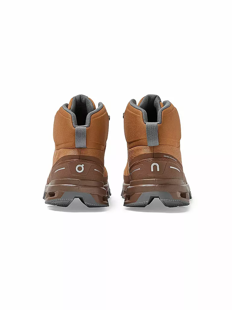 ON | Damen Wanderschuhe Cloudrock Waterproof Pecan / Rock | braun