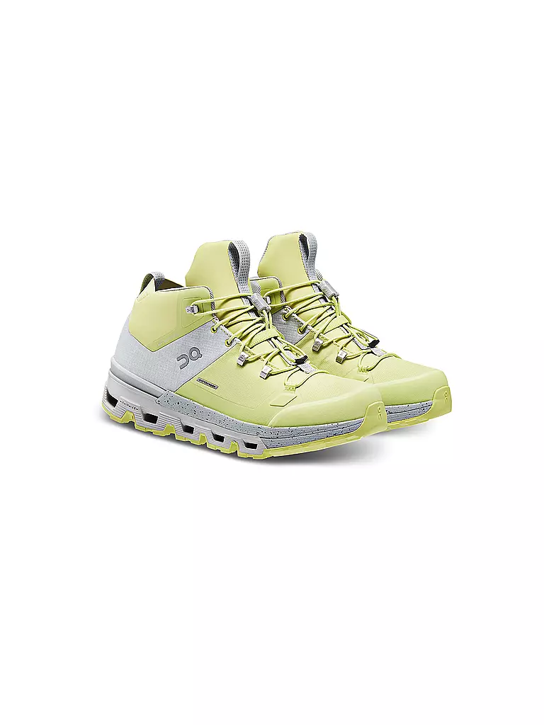 ON | Damen Wanderschuhe Cloudtrax Waterproof GLACIER ZEST | gelb