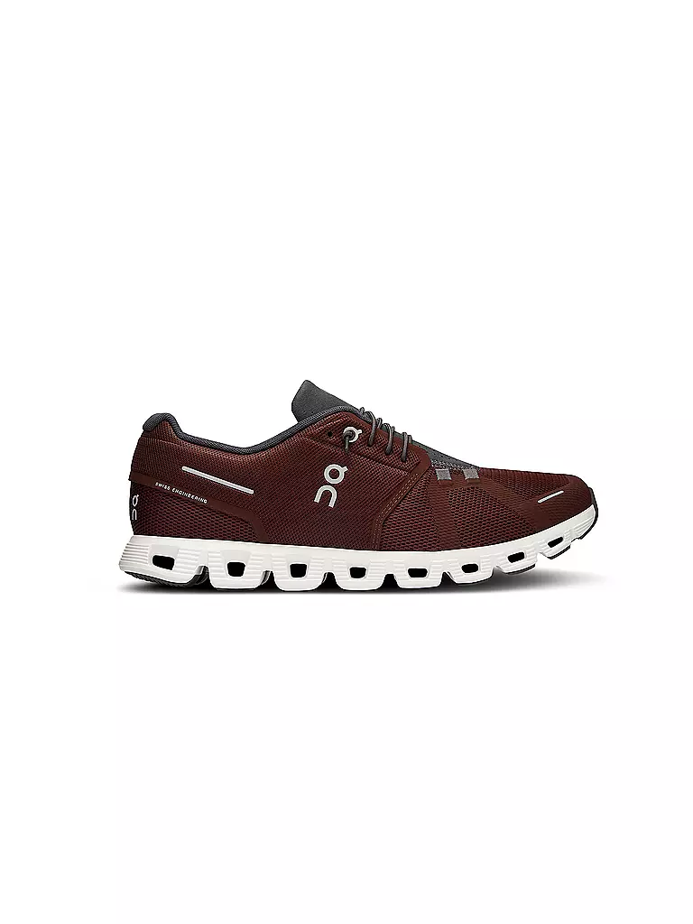 ON | Herren Freizeitschuhe Cloud 5 OX SHADOW | rot