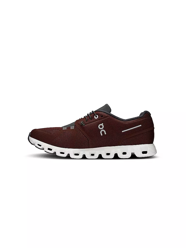 ON | Herren Freizeitschuhe Cloud 5 OX SHADOW | rot