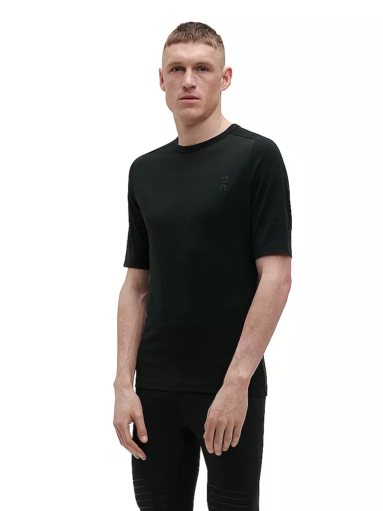 ON | Herren Funktionsshirt Merino-T | schwarz