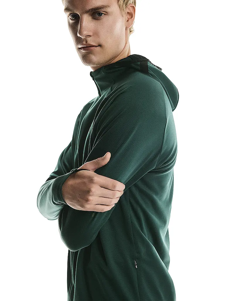 ON | Herren Laufjacke Climate Zip Hoodie | blau