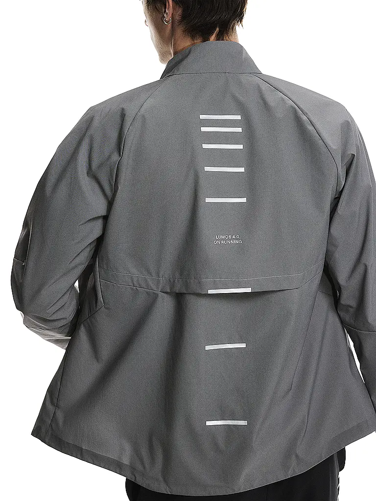 ON | Herren Laufjacke Weather Lumos | schwarz