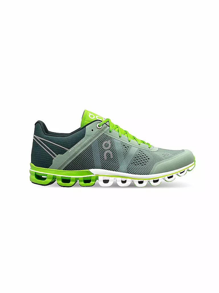 ON | Herren Laufschuh Cloudflow MOSS LIME | grün