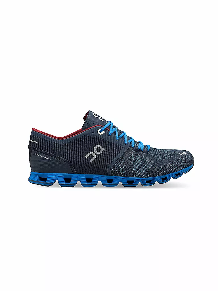 ON | Herren Laufschuh The Cloud X MIDNIGHT CORAL | blau