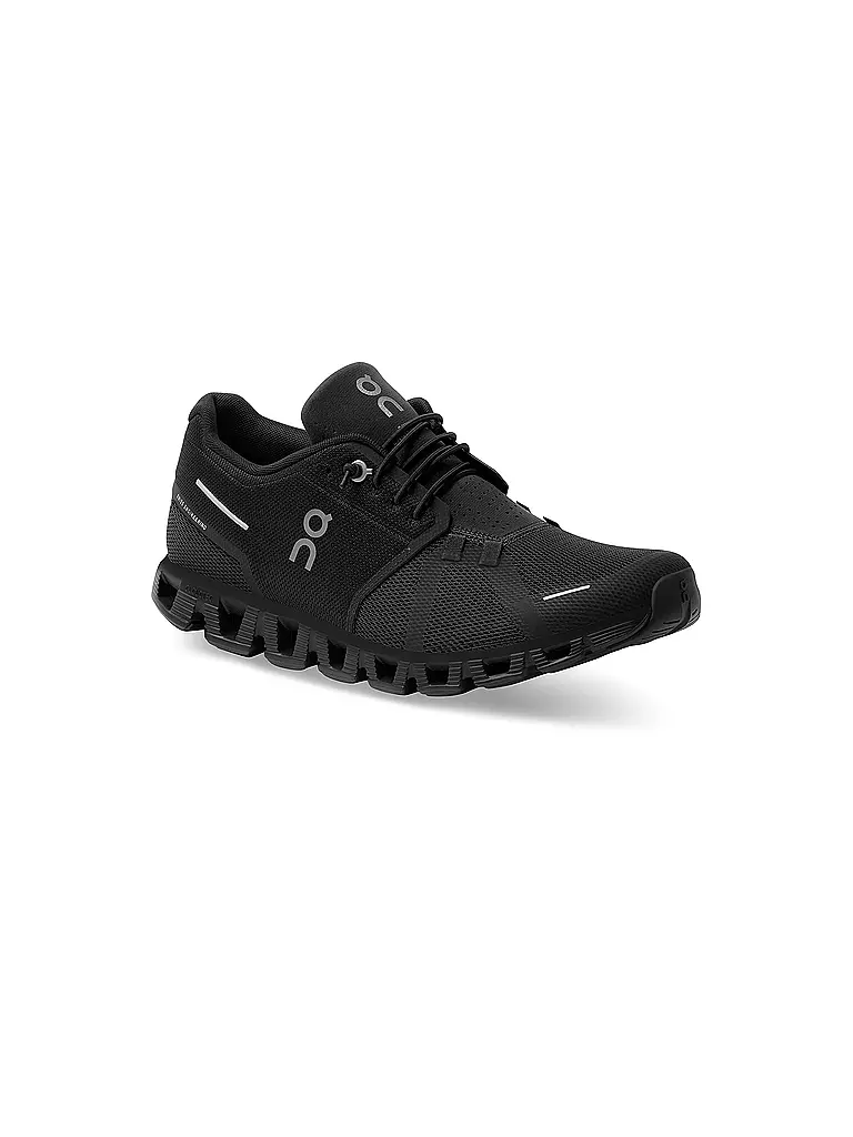 ON | Herren Laufschuhe Cloud 5 ALL BLACK | schwarz