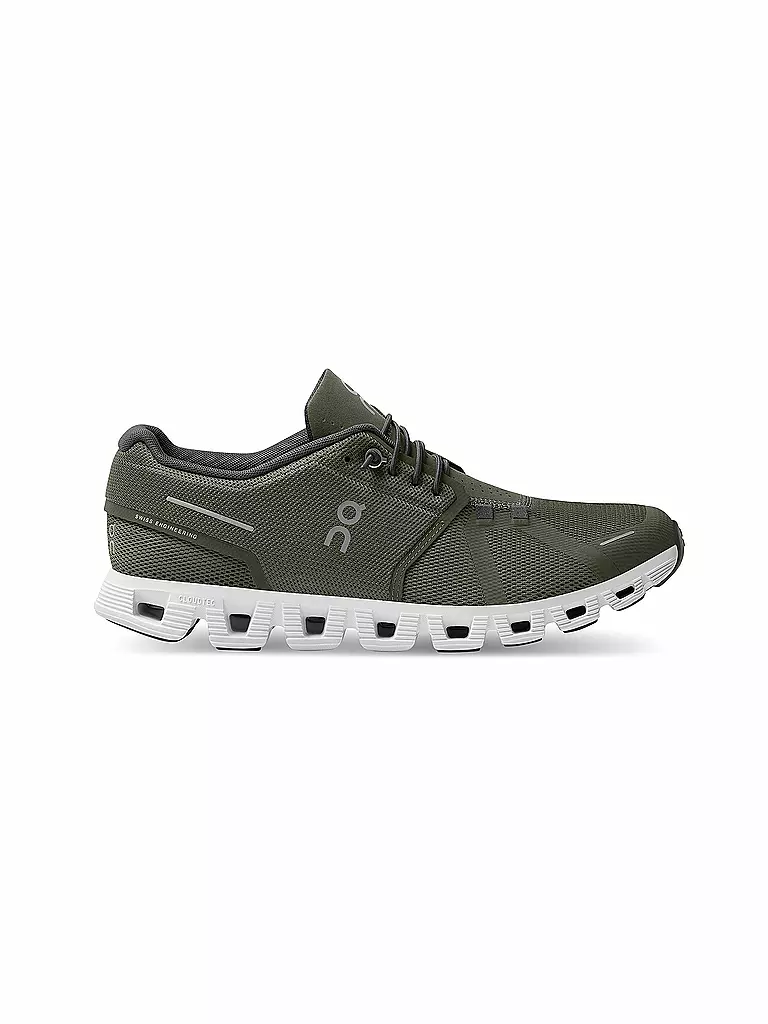 ON | Herren Laufschuhe Cloud 5 OLIVE WHITE | olive