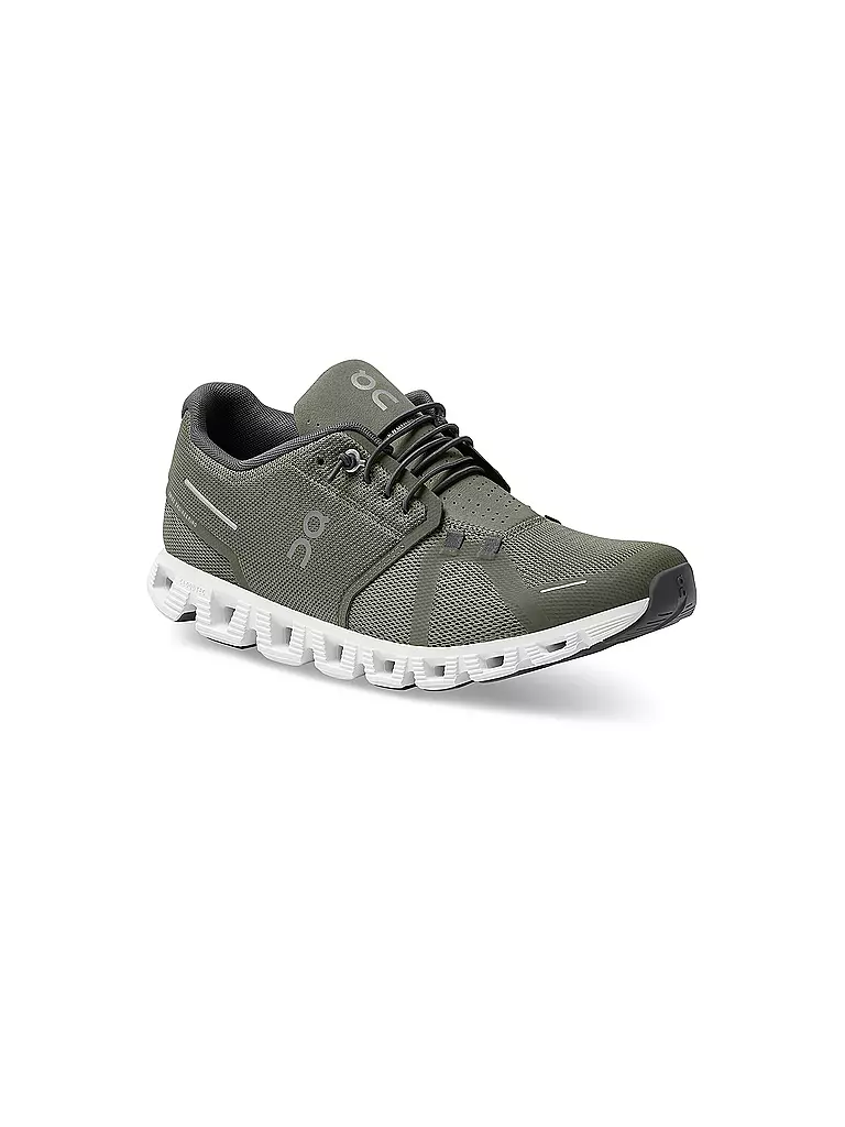 ON | Herren Laufschuhe Cloud 5 OLIVE WHITE | olive