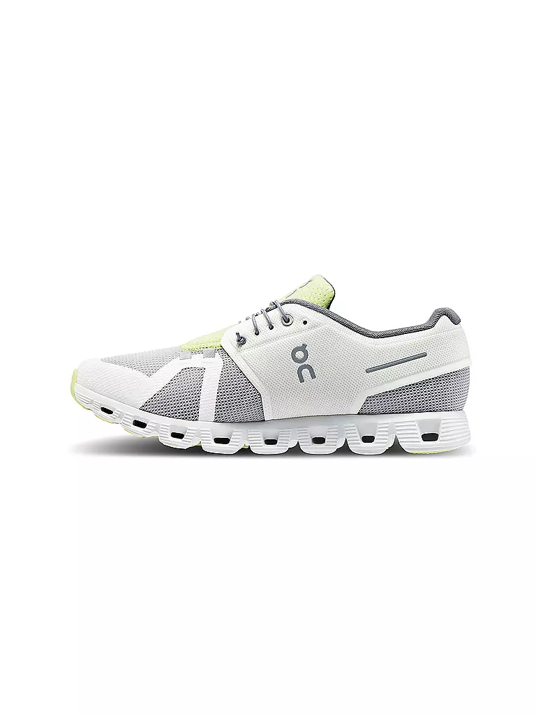 ON | Herren Laufschuhe Cloud 5 Push UNDYED WHITE GLACIER | weiss