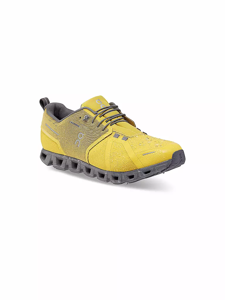 ON | Herren Laufschuhe Cloud 5 Waterproof MUSTARD ROCK | gelb