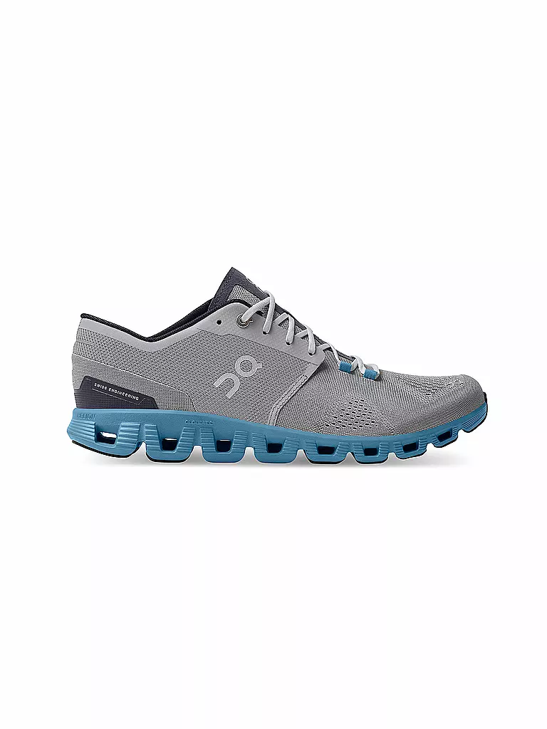 ON | Herren Laufschuhe Cloud X ALLOY NIAGARA | grau