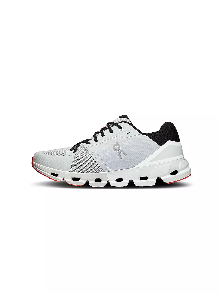 ON | Herren Laufschuhe Cloudflyer 4 GLACIER WHITE | weiss