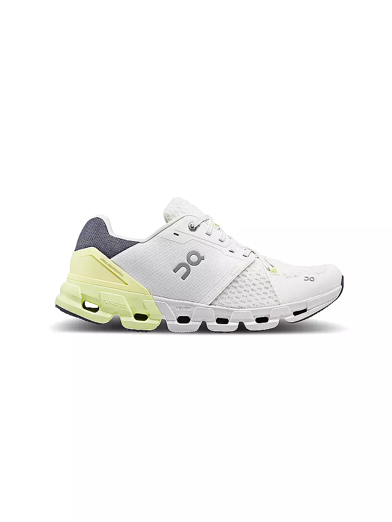 ON | Herren Laufschuhe Cloudflyer 4 WHITE HAY | weiss