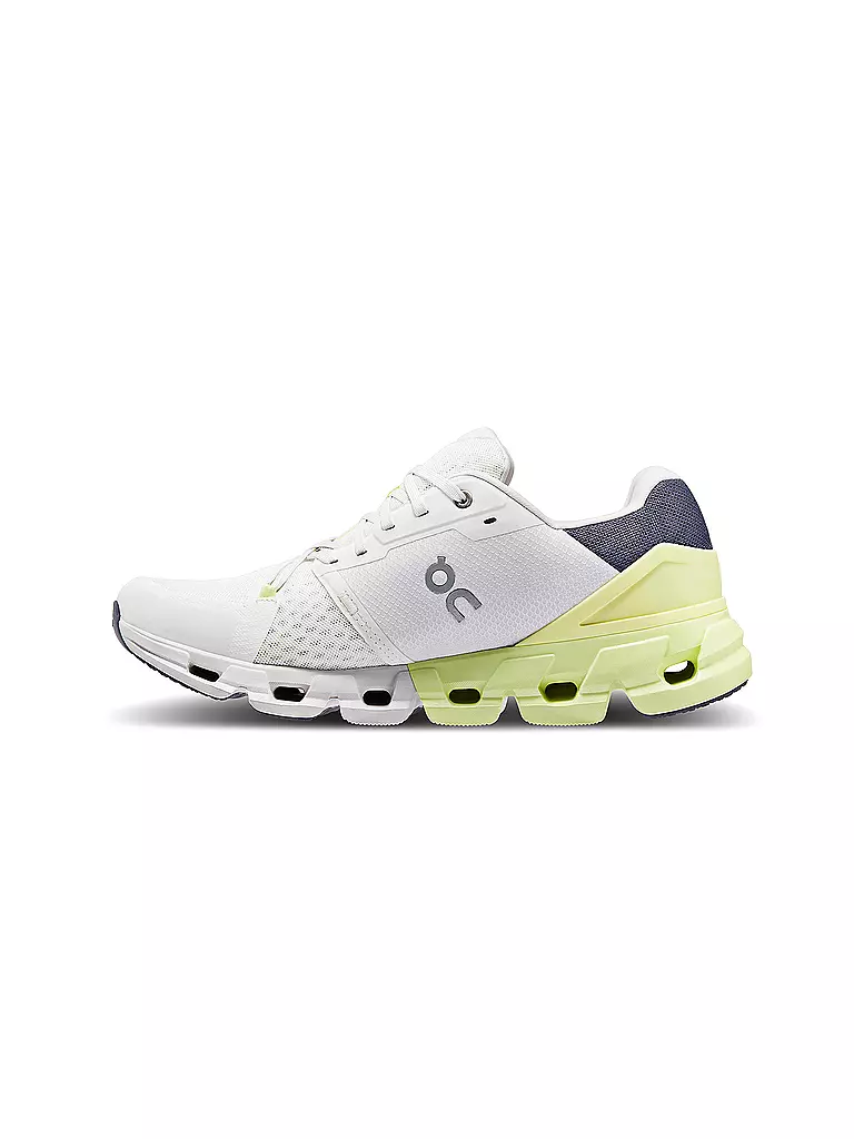 ON | Herren Laufschuhe Cloudflyer 4 WHITE HAY | weiss