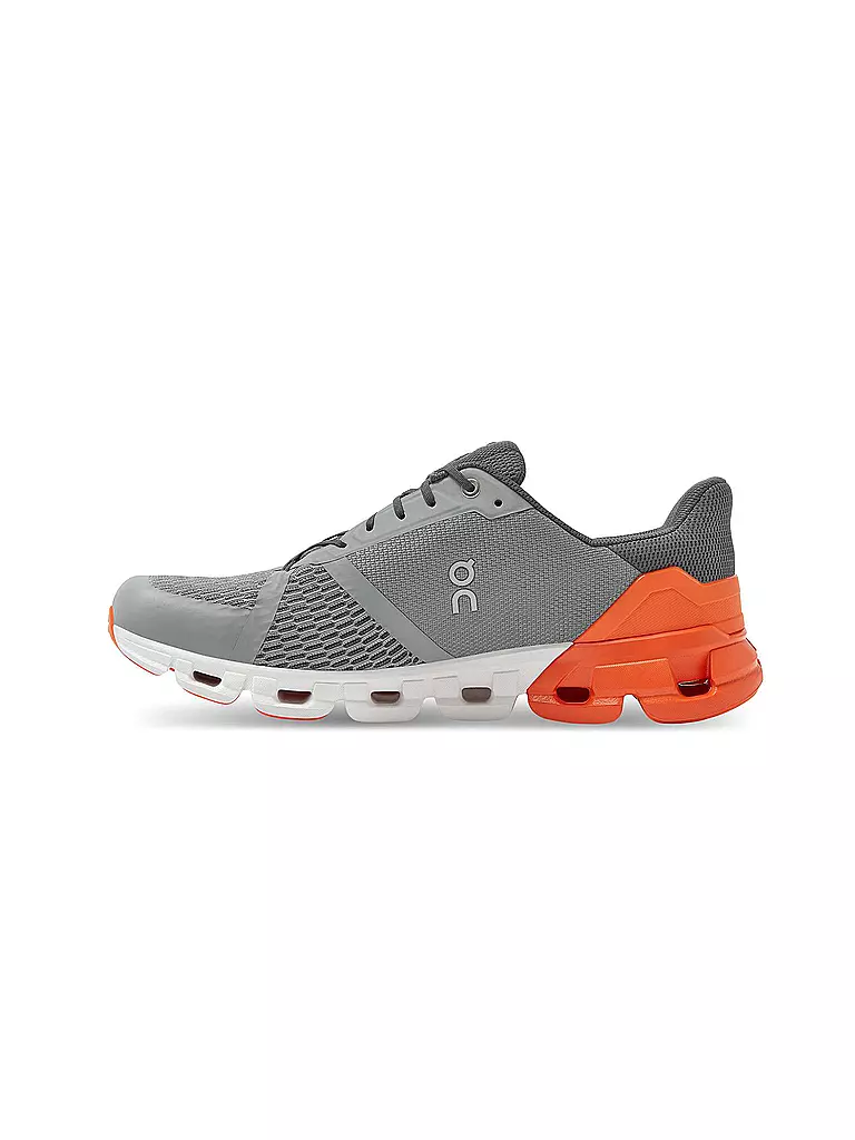 ON | Herren Laufschuhe Cloudflyer GREY ORANGE | grau