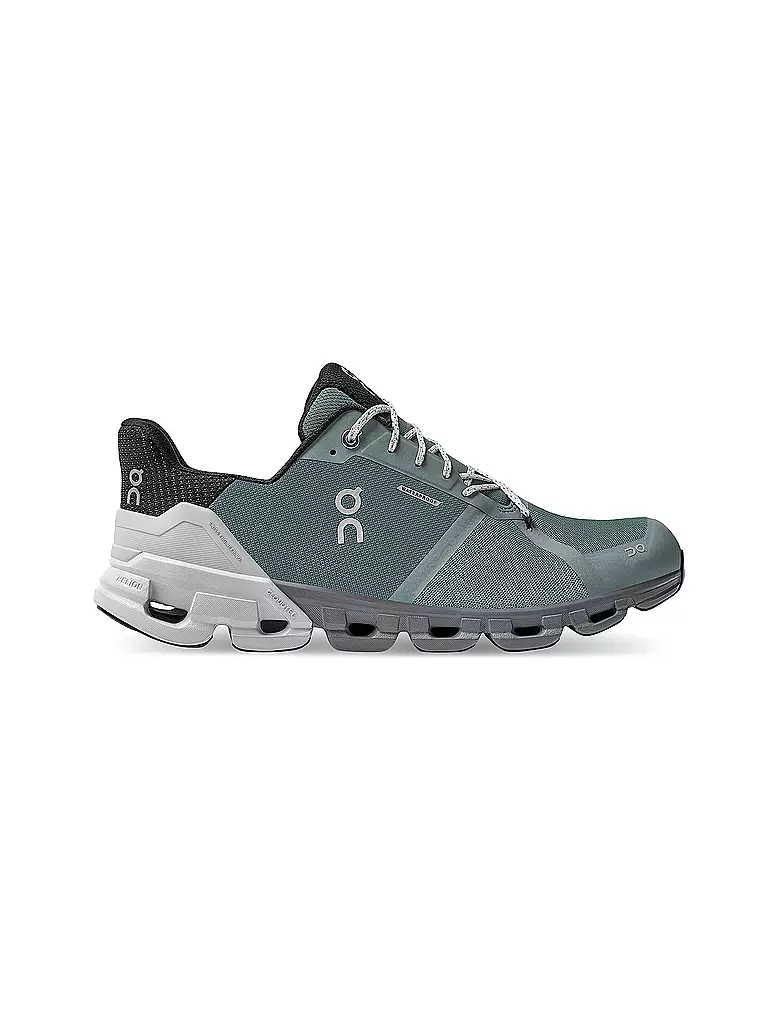 ON | Herren Laufschuhe Cloudflyer Waterproof SEA GLACIER | grün