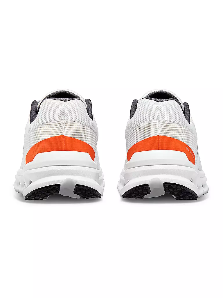 ON | Herren Laufschuhe Cloudrunner UNDYED-WHITE FLAME | weiss
