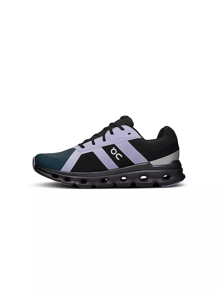 ON | Herren Laufschuhe Cloudrunner Waterproof STONE BLACK | blau