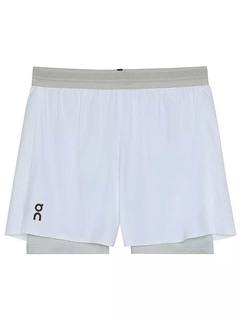 ON | Herren Laufshort Performance 2/1 | weiss