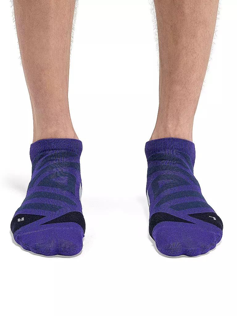 ON | Herren Laufsocken Performance Low Sock | blau