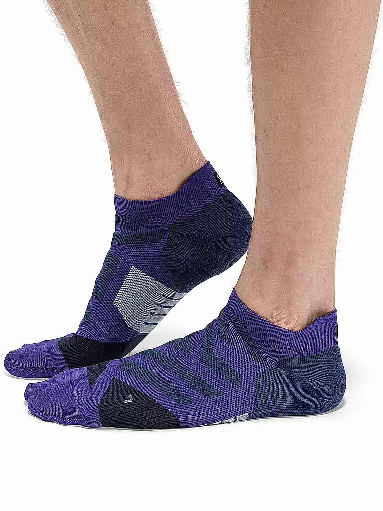 ON | Herren Laufsocken Performance Low Sock | blau