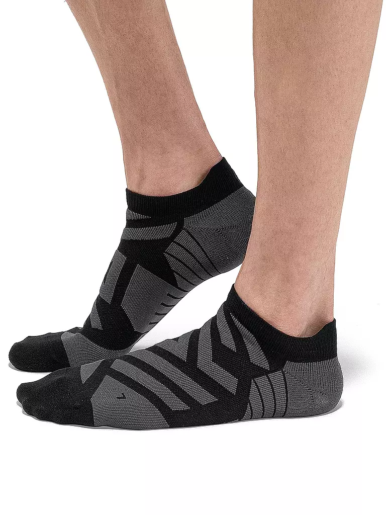 ON | Herren Laufsocken Performance Low Sock | schwarz