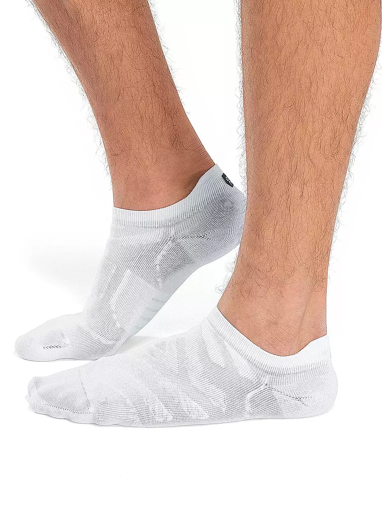 ON | Herren Laufsocken Performance Low Sock | weiss