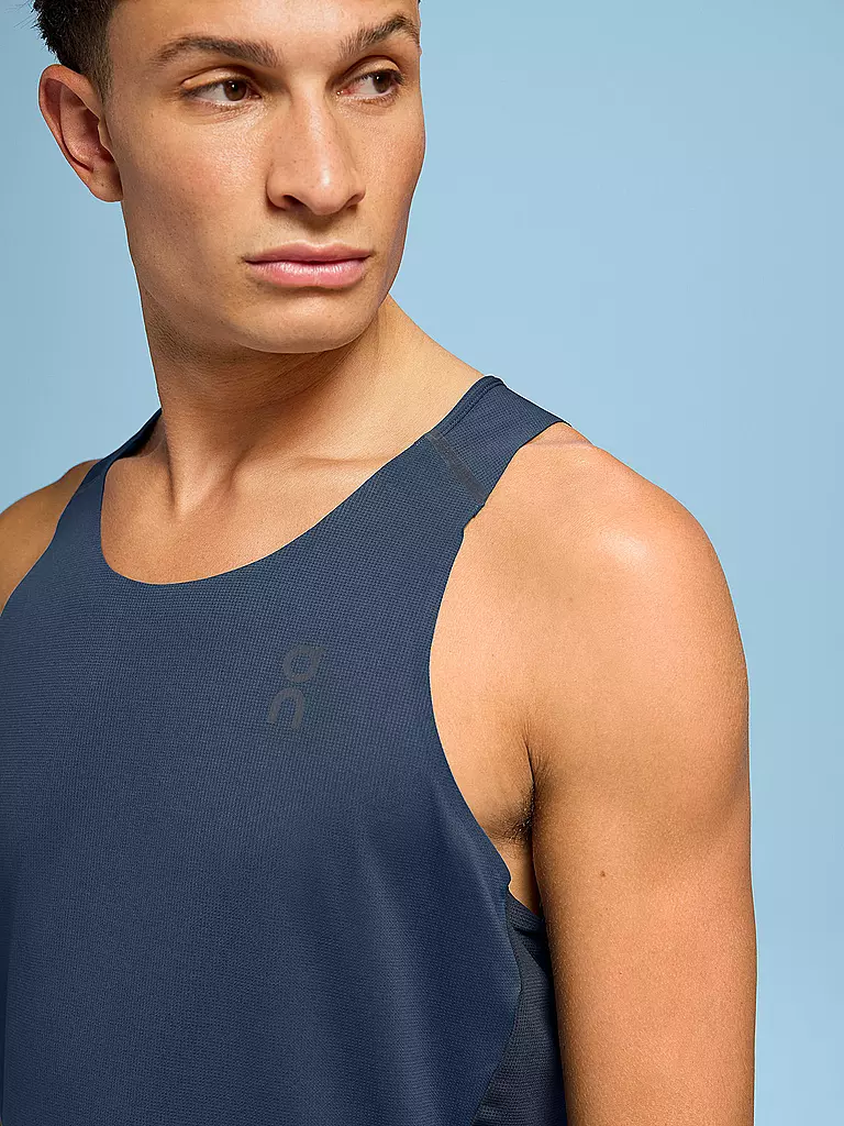 ON | Herren Lauftank Performance | blau