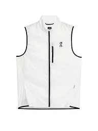 ON | Herren Laufweste Weather Vest | weiss