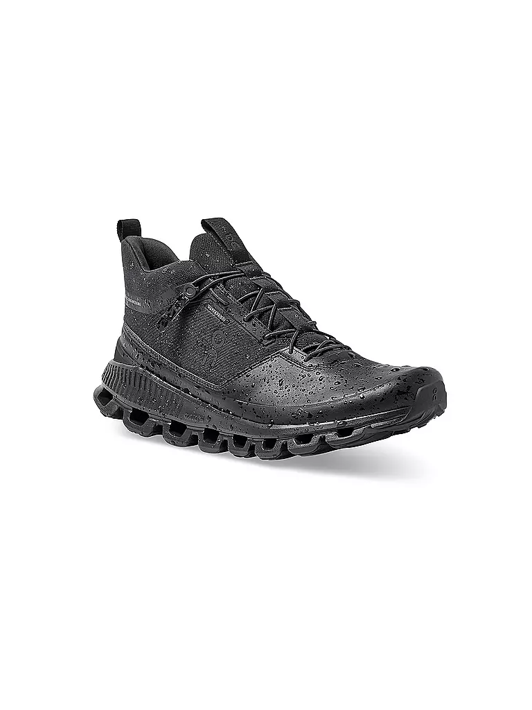 ON | Herren Schuhe Cloud Hi Waterproof ALL BLACK | schwarz