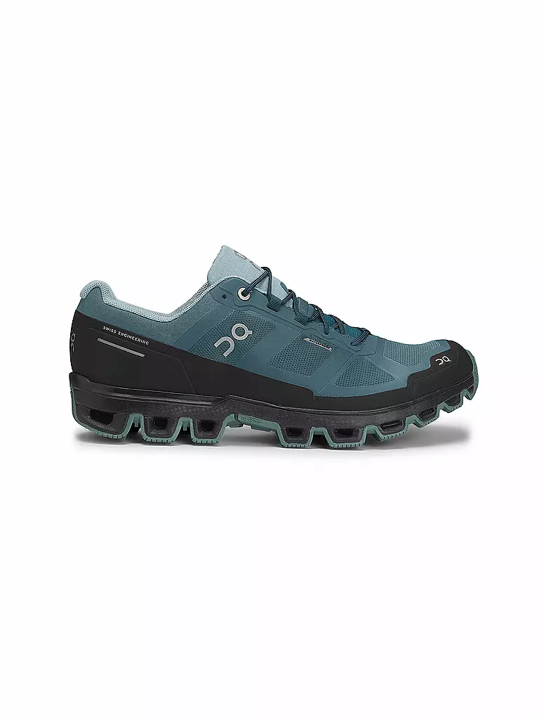 ON | Herren Traillaufschuhe Cloudventure Waterproof STORM COBBLE | blau