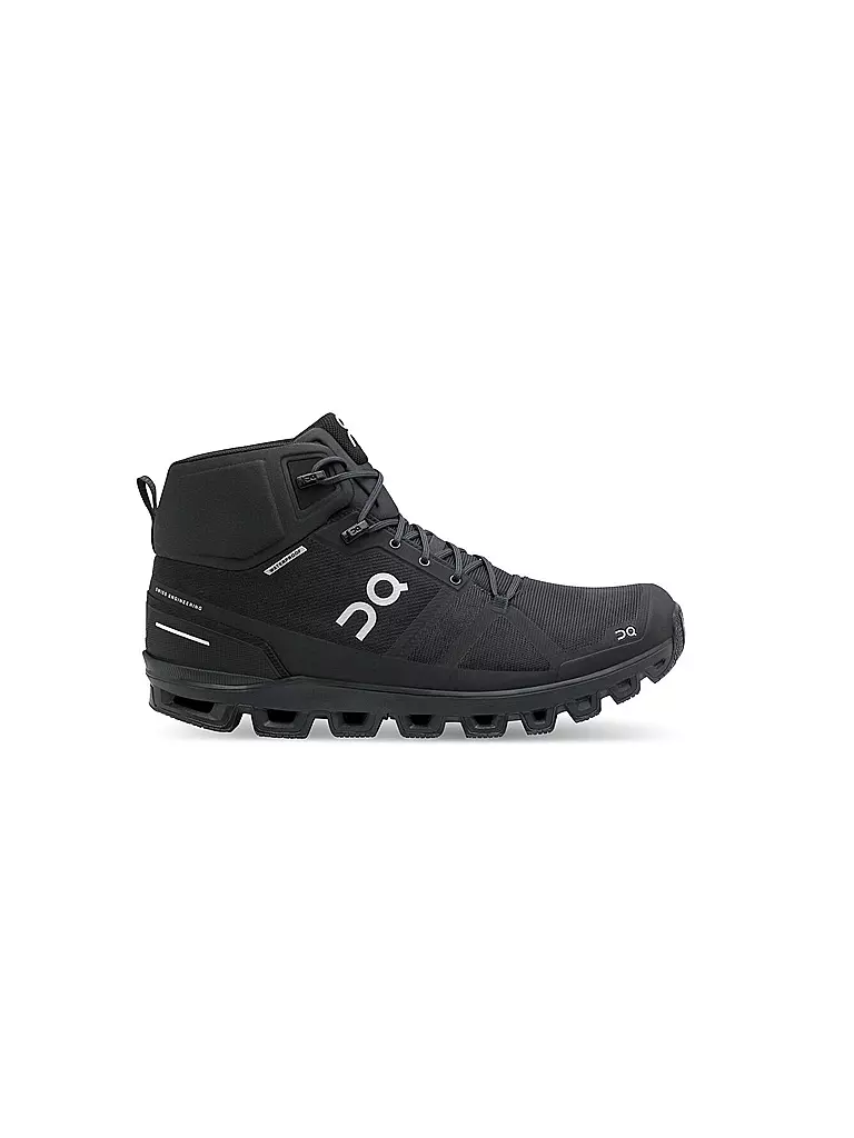 ON | Herren Wanderschuh Cloudrock Waterproof | schwarz