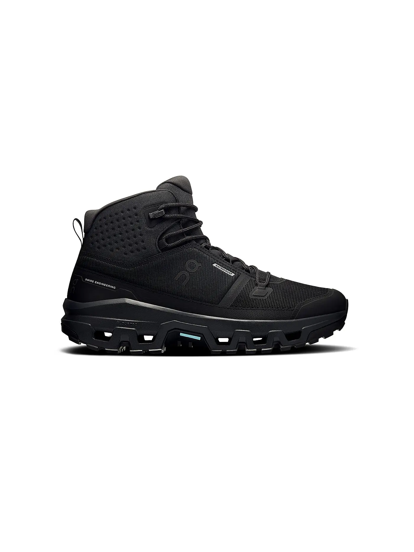 ON | Herren Wanderschuhe Cloudrock Mid WP | schwarz