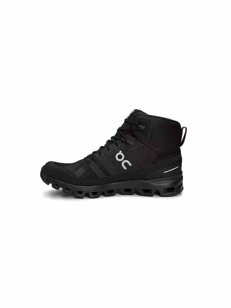 ON | Herren Wanderschuhe Cloudrock Waterproof All Black | schwarz