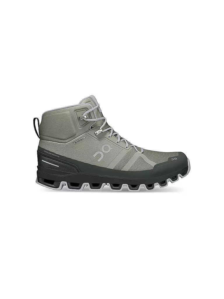 ON | Herren Wanderschuhe Cloudrock Waterproof Kelp / Lead | grau