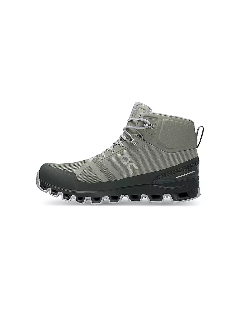 ON | Herren Wanderschuhe Cloudrock Waterproof Kelp / Lead | grau