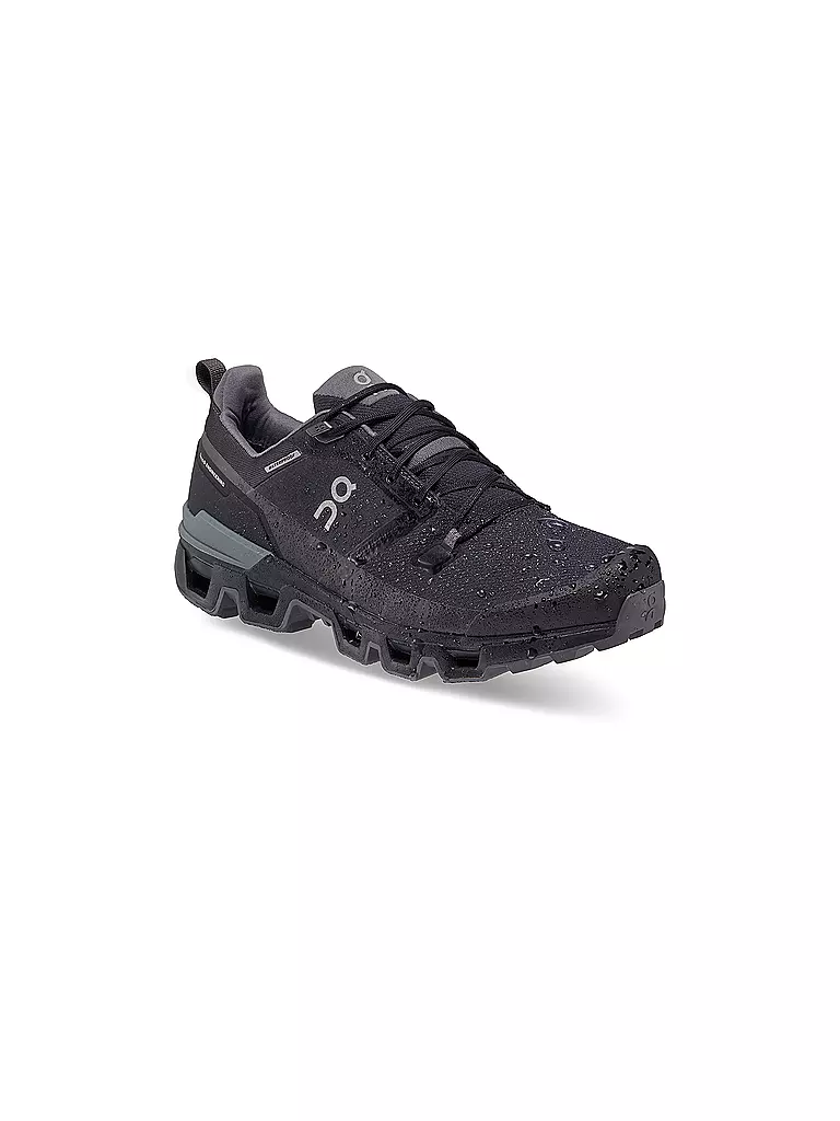 ON | Herren Wanderschuhe Cloudwander Waterproof | schwarz