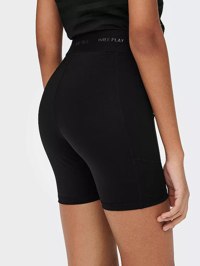 ONLY PLAY | Damen Fitnessradler High Waist | schwarz