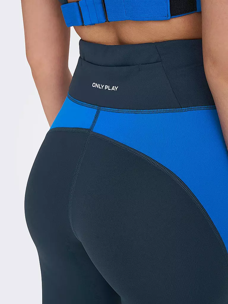 ONLY PLAY | Damen Fitnesstight High Waist | blau