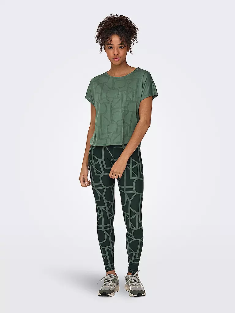 ONLY PLAY | Damen T-Shirt Merlin | dunkelgrün