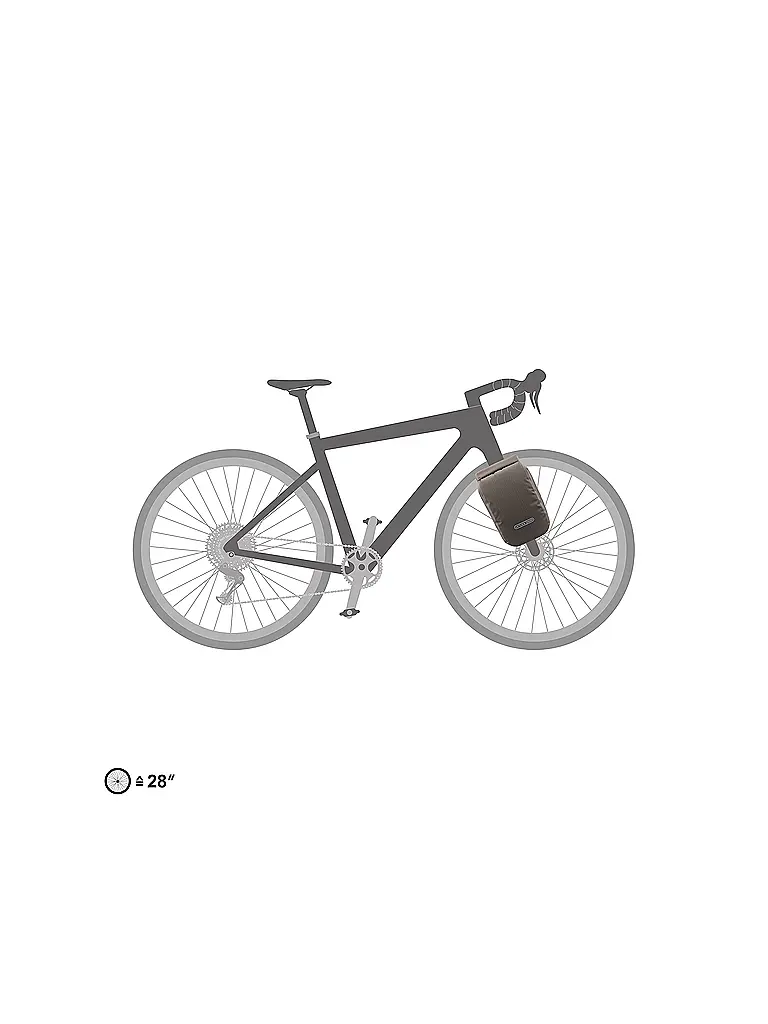 ORTLIEB | Fork-Pack Seitentaschen 5,8L | Camel