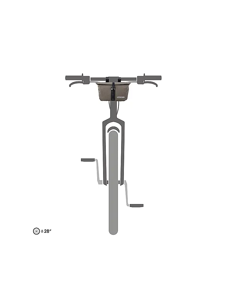 ORTLIEB | Packtasche Lenkertasche Accessory-Pack 3,5L | Camel