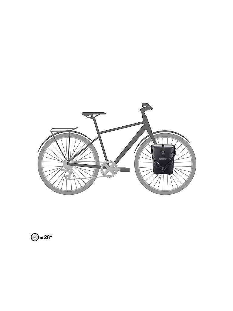 ORTLIEB | Packtasche Sport-Roller Core 14,5L | Schwarz