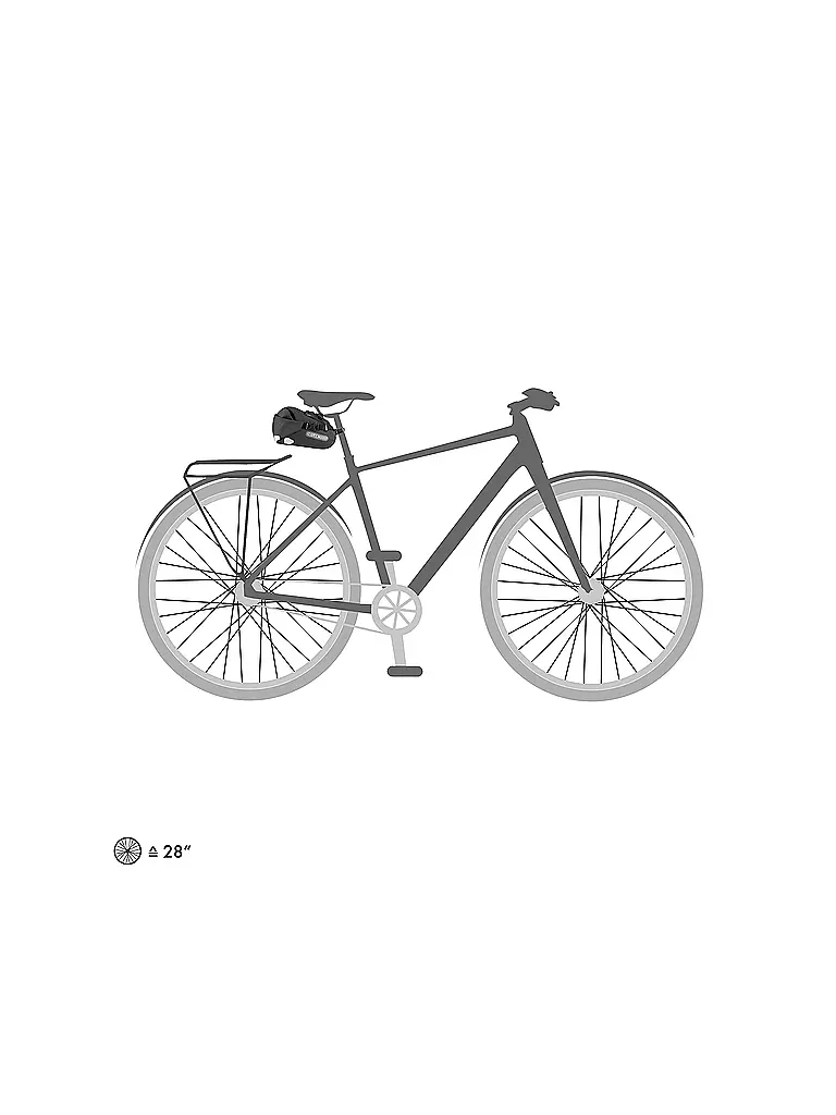 ORTLIEB | Satteltasche 1,6L | Schwarz